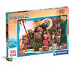 Clementoni - Puzzle Supercolor Disney Vaiana 2 104 Pezzi, per Bambini 6+ Anni, Colorata Illustrazione dei Personaggi del Cartone/Film Animazione, Idea Regalo, Made in Italy, 48,5x33,5 cm, 25787