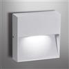 Ailati Lights by Zafferano Bottom lampada a parete, LED, quadrata, LD0231B3, Bottom [Lampade per Esterni > Lampade a Parete]
