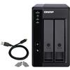 QNAP DAS 2 BAIE 3.5 SATA, 1 X USB 3.0 TYPE-C