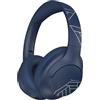 PowerLocus Cuffie Wireless Bluetooth, 50 ore di riproduzione, Cuffie Over Ear con 4 EQ Modalità di Suono, HiFi Suono, Cuffie Senza Fili con Microfono per Viaggio/Telefono/PC/Ufficio (Blu)