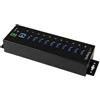 Startech.Com Hub USB 3.0 Black 10 porte ST1030USBM