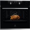 Electrolux PRONTA CONSEGNA - SPEDIZIONE IMMEDIATA Forno da Incasso Multifunzione Elettrico 60 cm SteamCrisp Vapore Guide telescopiche Estetica Vetro Nero con Finiture Inox Antimpronta A+ Serie 700 Electrolux KOCDH76X