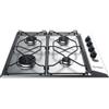 Indesit PRONTA CONSEGNA - SPEDIZIONE IMMEDIATA Piano Cottura da Incasso 60 cm 4 Fuochi Gas Acciaio Inox Comandi Laterali Indesit PAA 642 IX/I WE