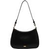 AiNinXun Piccola Borsa a Spalla Donna Tracolla Nera in Pelle - Borsetta a Mano Ragazza Y2K Vintage Hobo Mezzaluna Pochette Shoulder Bag