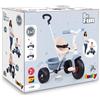 SIMBA TOYS ITALIA SRL Smoby Triciclo Be Fun Azzurro Evolutivo in Metallo