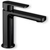 Newform - Haka Miscelatore monocomando per lavabo senza scarico nero opaco - 72012