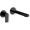 Newform - Haka gruppo miscelatore lavabo a parete nero opaco - 72028E+27852