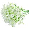 volumoon 12 Pezzi Gypsophila fiori Artificiali,Fiori Finti per Decorazioni, Fiore Artificiale Gypsophila Fiori Artificiali Bouquet per Esterno, Interno, Matrimonio, Bouquet sposa, Casa, Bianco