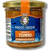 Gocce di Sicilia Crema di Tonno e Arance di Sicilia - 130 gr - Tonno e Bottarga