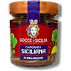 Gocce di Sicilia Caponata Siciliana di Melanzane Artigianale - Ricetta Tradizionale 190 gr - Sottoli e altre conserve di terra
