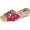 JOMIX Ciabatte Donna Estive Comode Ciabatte Donna Casa Estive Zeppa Pantofole Ortopediche Anatomiche a Strappo ITD1507 (06 Bordeaux, 38)