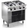 CASTA Cucina a gas 4 fuochi aperta - Potenza bruciatori 2 kW 3.5 + 2 kW 6 - Cm 80 x 70 x 85 h