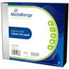 MediaRange 5 DVD-R 4.7GB 120min 16x, in Slimcase singoli - MR418