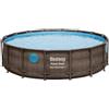 Bestway Piscina Rotonda Power Steel Swim Vista Series 56725 - 488x122cm