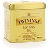 Twinings, Earl Grey Tea, Miscela di Tè Neri Selezionati con Aroma al Bergamotto, Gusto Morbido e Bilanciato, Infusi e Tisane, 1 Confezione in Latta da 100 gr