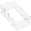 Langxun Box per piccoli animali, recinto per piccoli animali, gabbia per piccoli animali, uso interno ed esterno, adatto per conigli, maiali olandesi, criceti(43x32CM 12pezzi)