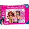 Ravensburger - Puzzle 100 Pezzi XXL Barbie, Idea Regalo per Bambini 6+ Anni, Gioco Educativo e Stimolante