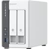 Qnap TS-216G Server Nas e di Archiviazione Tower Cortex-a Cortex-A55 4Gb Hdd Bianco