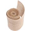 Walfront Nastro di iuta Juta Rotolo decorativo in iuta per decorazione di sedie per feste di nozze (10 cm, 3m)