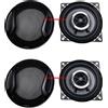 COPPIA CASSE AUTO ALTOPARLANTI 10 CM 2 VIE w Tweeter ALTOPARLANTE CAMPER 180 250