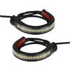 TOTMOX - Indicatori di Direzione a LED 12V per Moto - 2 Strisce Compatibili Con HONDA e Kawasaki - Frecce Posteriori Lampeggianti