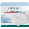 Sofarma Garza Compressa Cotone 36x40cm 12 Pezzi