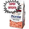 MONGE CANE CROCCHETTA MINI ADULT SALMONE E RISO 800 G