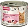 animonda Carny Adult 6 x 200 g umido gatto - Tacchino, Pollo & Gamberetti