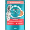 PURINA ONE SterilCat Buste - Set %: 26 x 85 g con Salmone e Carote