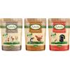 Lukullus in buste Pacco misto 6 x 300 g Alimento umido per cane Mix: Coniglio selvatico & Tacchino, Anatra & Vitello, Salmone & Pollo
