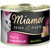 Miamor Delicato Filetto Naturale 6 x 156 g Alimento umido per gatti - Tonno & Polpa di granchio