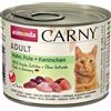 animonda Carny Adult 6 x 200 g umido gatto - Pollo, Tacchino & Coniglio