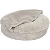 zooplus Exclusive Letto per cani Fiocco - Fodera grigia chiara, Ø 65 cm