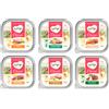 Feringa Classic Meat Menù Vaschetta 24 x 100 g - Mix 1: Coniglio, Manzo, Selvaggina, Pollame, Salmone, Anatra