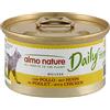 Almo Nature Daily 24 x 85 g Alimento umido per gatti - Mousse con pollo