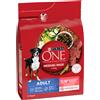 PURINA ONE Medium/Maxi Adult Manzo e Riso Crocchette per cane - 2,5 kg