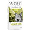 Wolf of Wilderness Multipack risparmio! 2 x 12 kg Wolf of Wilderness Adult Soft Crocchette semi-umide per cani - Green Fields - Agnello