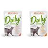 Almo Nature Daily 24 x 70 g umido gatto - Mix 3: Pollo e Salmone, Tonno e Salmone