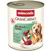 animonda GranCarno Original 24 x 800 g - Adult: Cervo con Mela