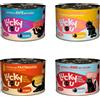 Lucky Lou Set prova misto! Lucky Lou Adult 6 x 200 g umido gatto - Mix: 2x Pollame, 2x Pollame & Manzo, 1x Pollame & Agnello, 1x Pollame e Anatra