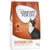 Concept for Life Multipack risparmio! 2 x Concept for Life per gatti - ricetta migliorata! - 2 x 3 kg Outdoor Cats