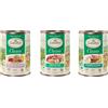 Lukullus Alimentazione naturale Adult 12 x 400 g Alimento umido per cani - Mix 6 (3 gusti): Manzo, Pollame, Coniglio