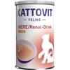 Kattovit Drink Reni/Renal Alimento complementare per gatti - 12 x 135 ml con Pollo