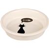 Trixie Ciotola in ceramica Trixie con gatto - 250 ml, Ø 13 cm