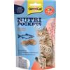 GimCat Nutri Pockets Pesce Snack per gatto - 60 g con Salmone