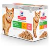 Hill's Science Plan Feline Mature Adult 7+ Senior Vitality - 12 x 85 g Pollo & Salmone