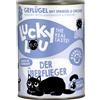 Lucky Lou Adult 24 x 400 g umido gatto - Pollame