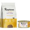 Applaws Set prova misto! Applaws secco + umido - 2 kg Kitten + 6 x 70 g Kitten Pollo