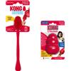 KONG Set: KONG Classic + KONG Accessorio per pulizia - KONG Classic M (8,5 cm) + KONG Accessorio per pulizia S-XXL