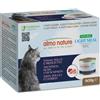 Almo Nature HFC Natural Light 4 x 50 g Alimento umido per gatti - Tonno, Pollo e Prosciutto